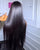Bone straight hair