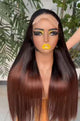 Ombre silky straight