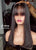 Bone straight fringe