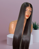 Bone straight hair